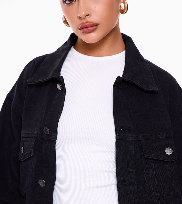 Washed Boyfriend Oversized Denim Jacket