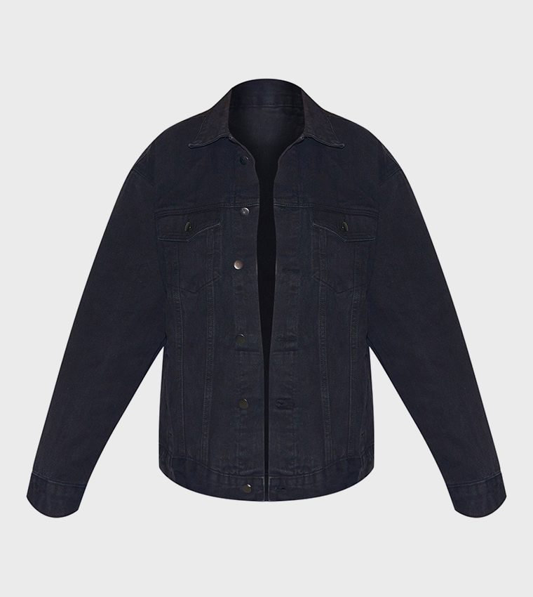 Washed Boyfriend Oversized Denim Jacket