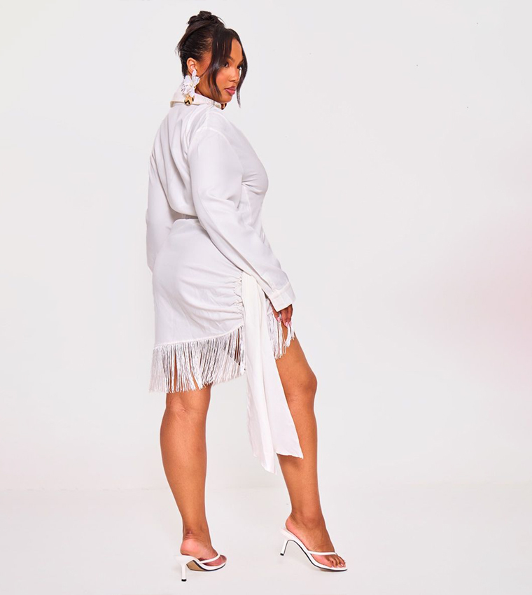 polyester cotton dress Andrea Wrap Around – OverStacked Dr U.S. Size:11.5 Patch pockets complete the ELLIATT Anabelle Tulip Mini