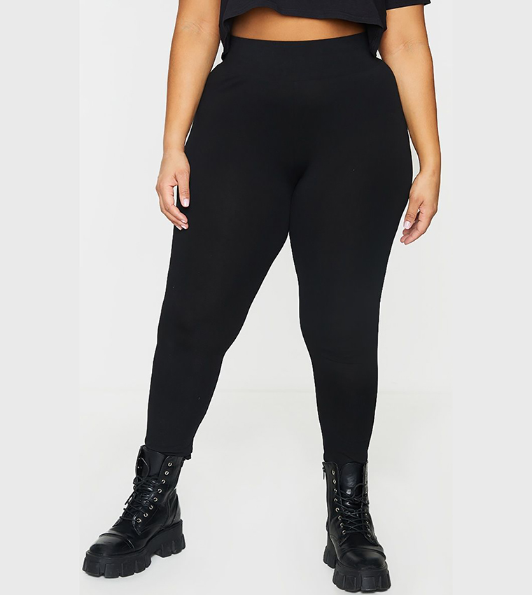 Curve High Waist Jersey Leggings