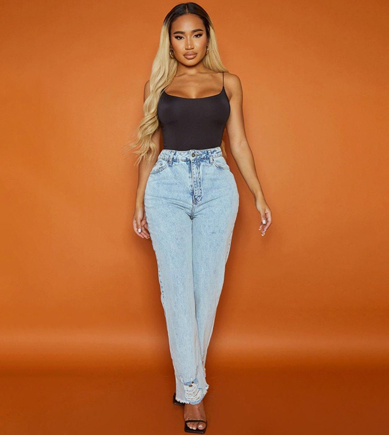 Shape Spaghetti Strap Bodysuit Top