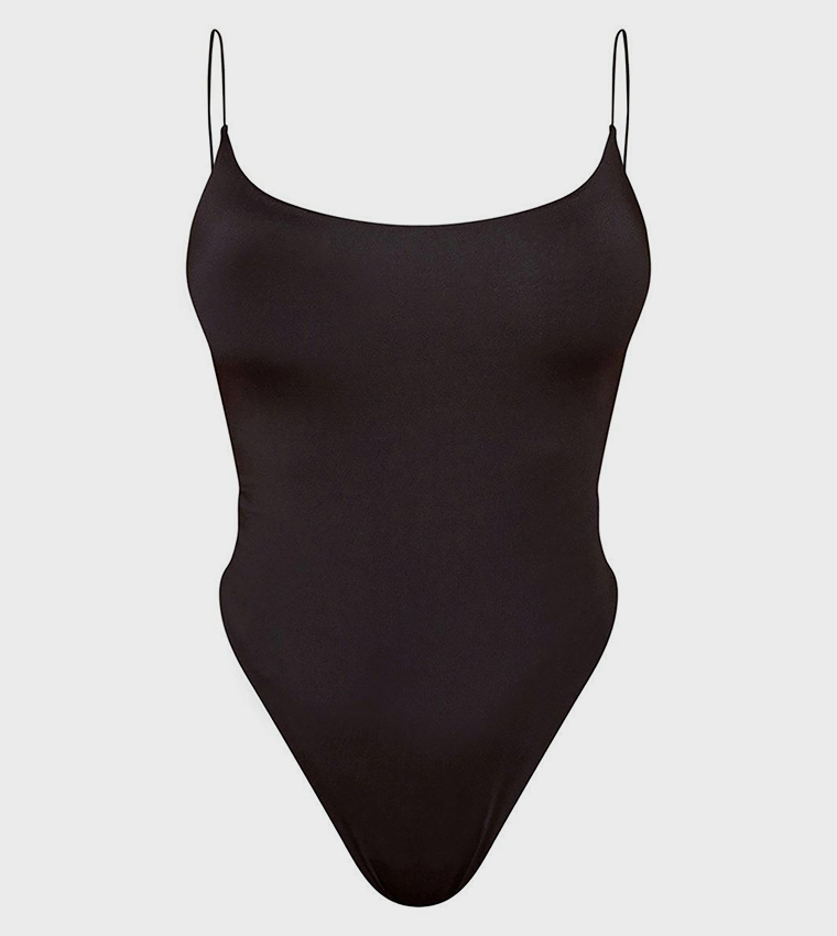 Shape Spaghetti Strap Bodysuit Top