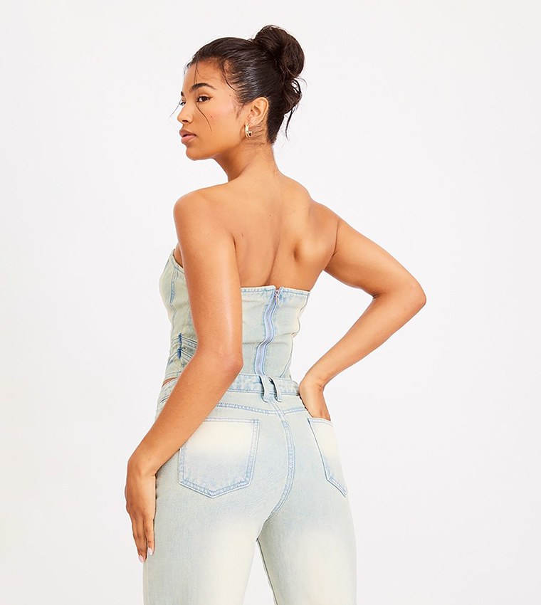 Seam Detail Corset Top