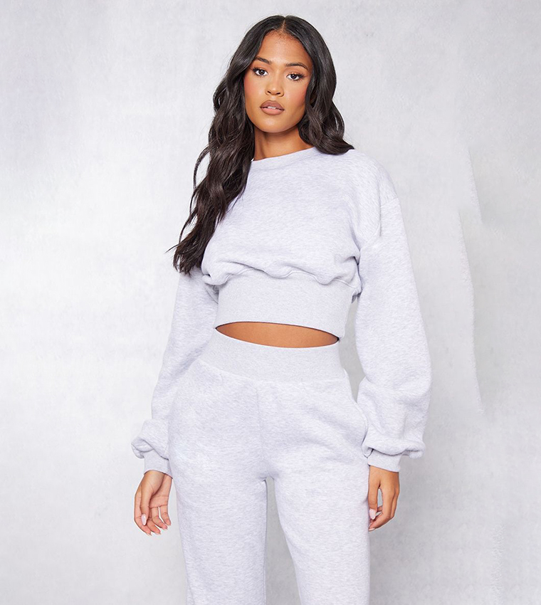 Tall Solid Cropped Sweatshirt