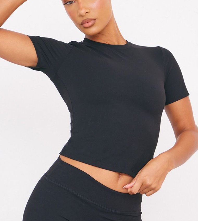 Ultimate Sculpt Longline Short Sleeves Top