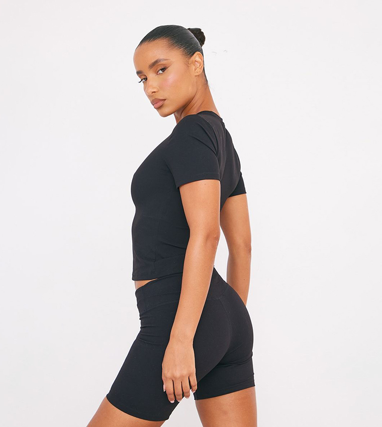 Ultimate Sculpt Longline Short Sleeves Top