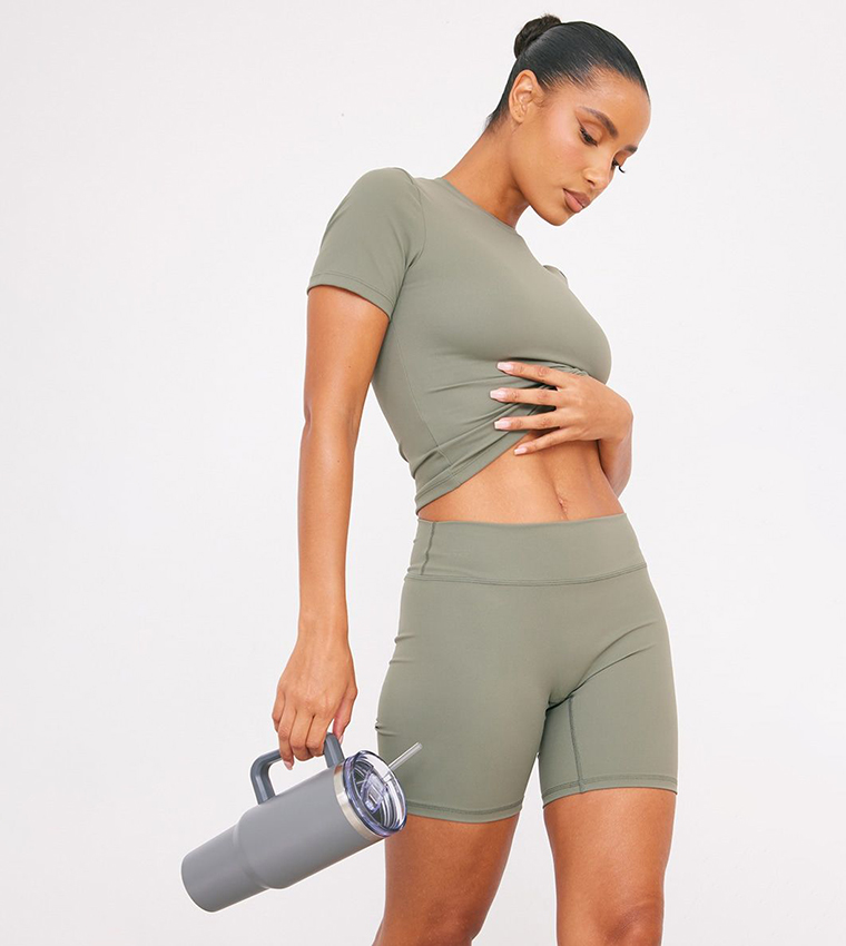 Ultimate Sculpt Longline Short Sleeves Top