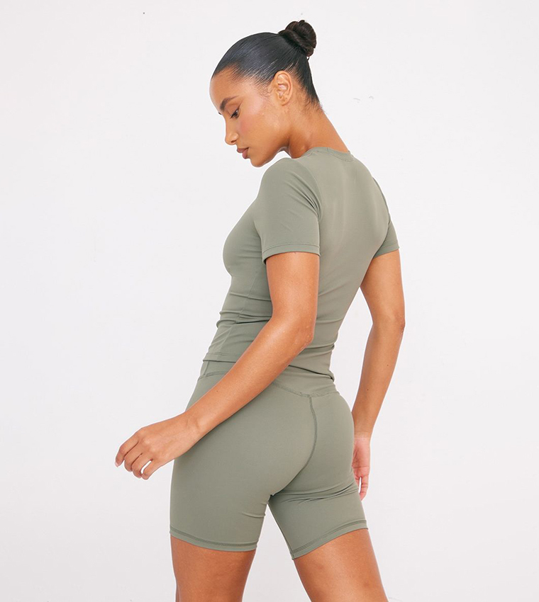 Ultimate Sculpt Longline Short Sleeves Top