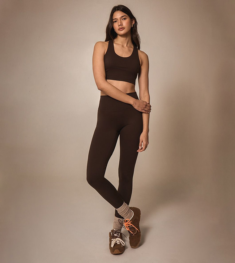 Buy PrettyLittleThing Ultimate Sculpt High Waist Gym Leggings In