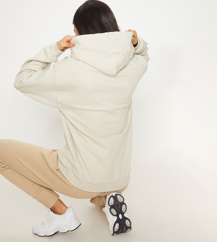 Solid Oversized Hoodie