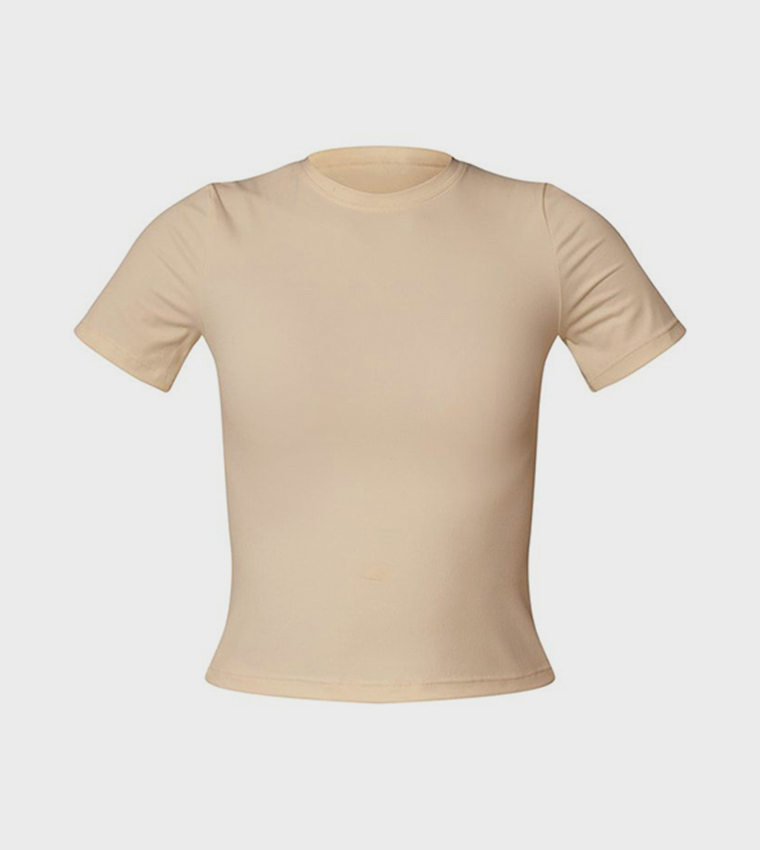 Ultimate Sculpt Short Sleeves Crop Top