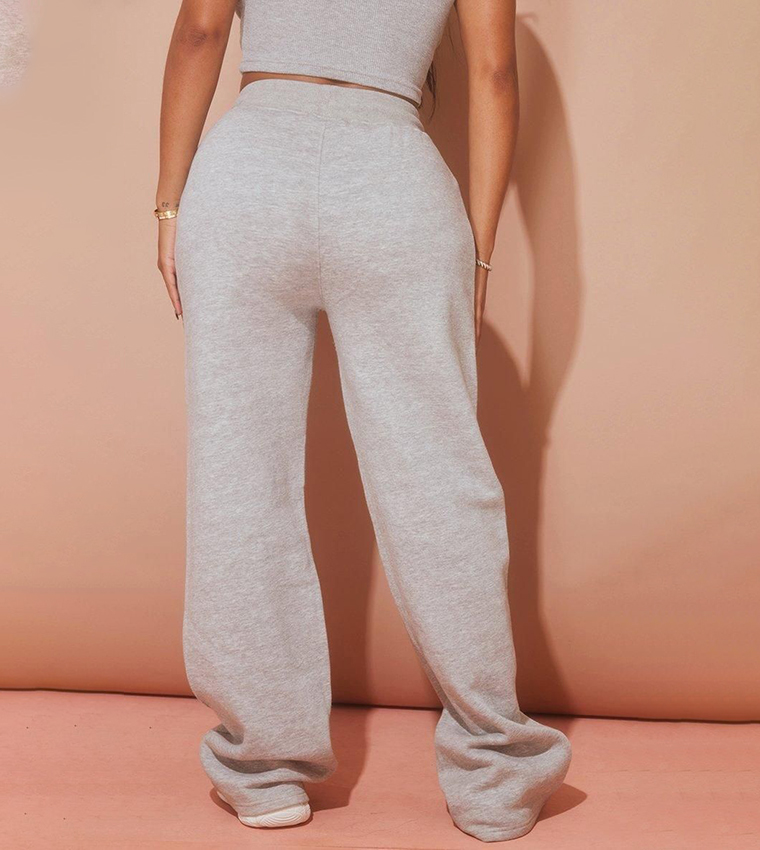 Shape Banded High Waist Wide Leg Sweatpants