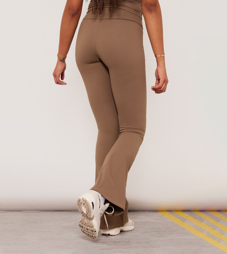 Tall Sculpt Foldover Waist Flared Pants