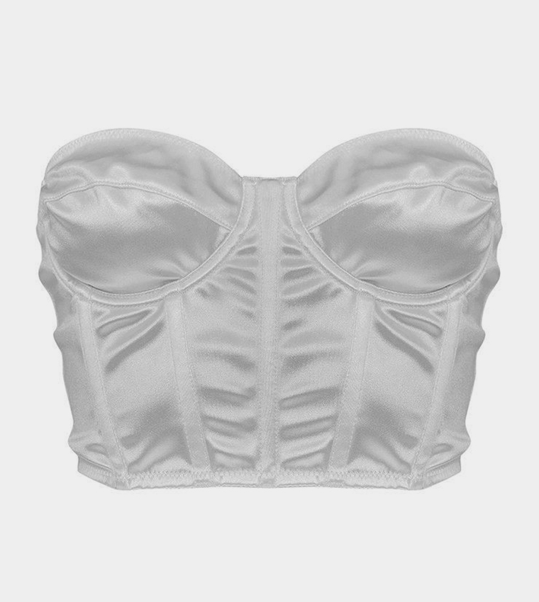 Satin Underwired Corset Top