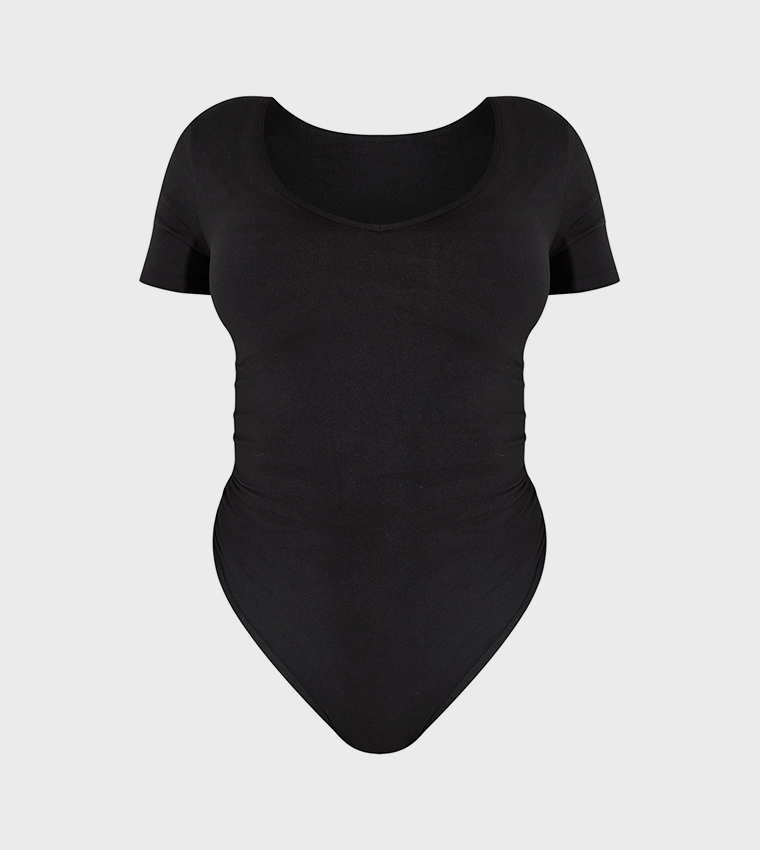 Shape Sculpted Short Sleeves Bodysuit Top