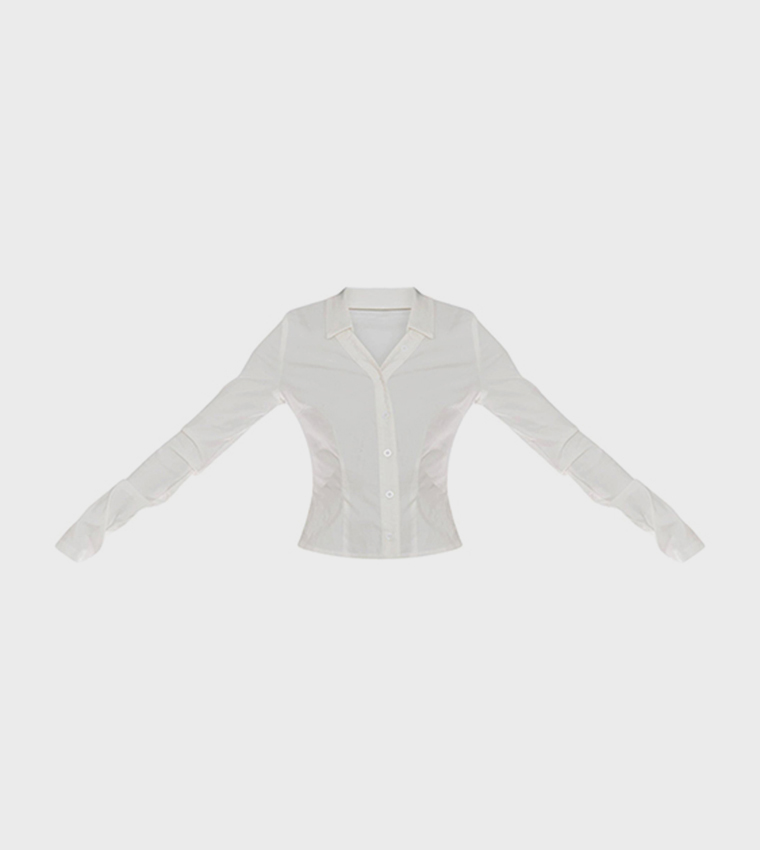 Woven Long Sleeves Cargo Shirt
