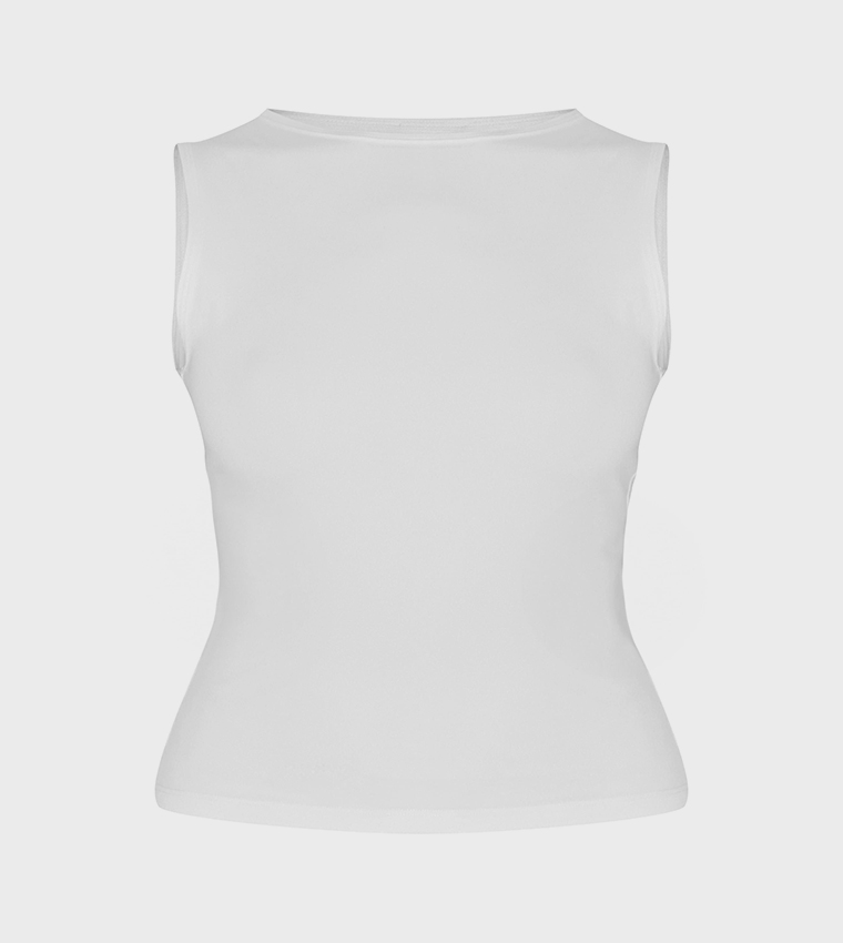 Contour Crew Neck Crop Top