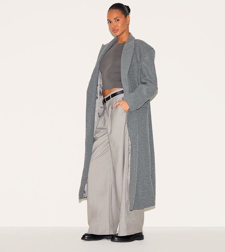 Structured Extreme Oversized Double Breasted Coat