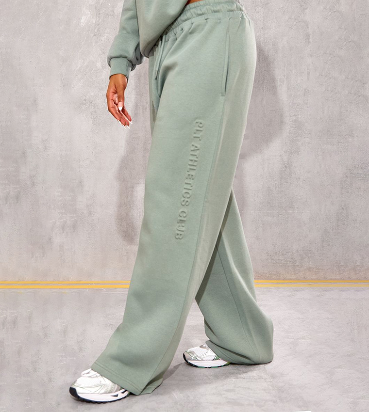 Athletics Club Embossed Straight Fit Sweatpants