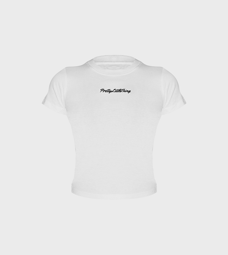 Embroidered Short Sleeves Crop Top