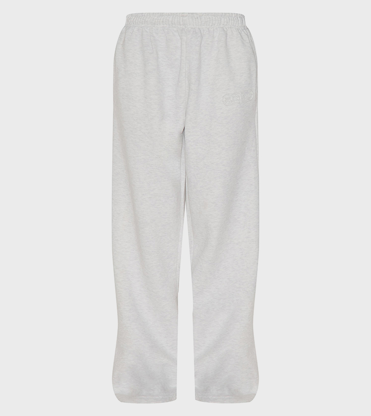 Embossed Studio Archives Wide Leg Sweatpants