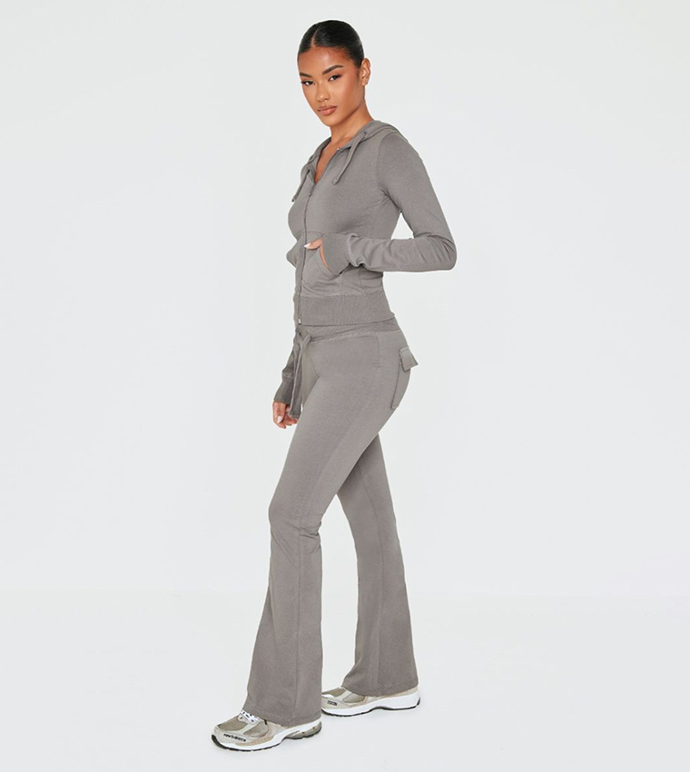 Low Rise Skinny Flared Trousers
