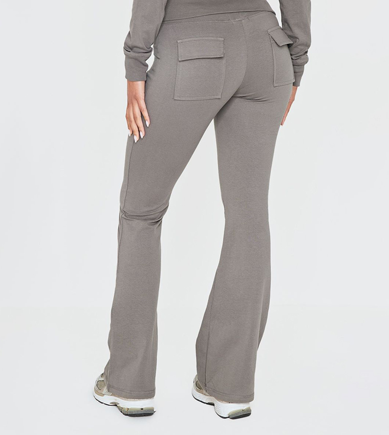 Low Rise Skinny Flared Trousers