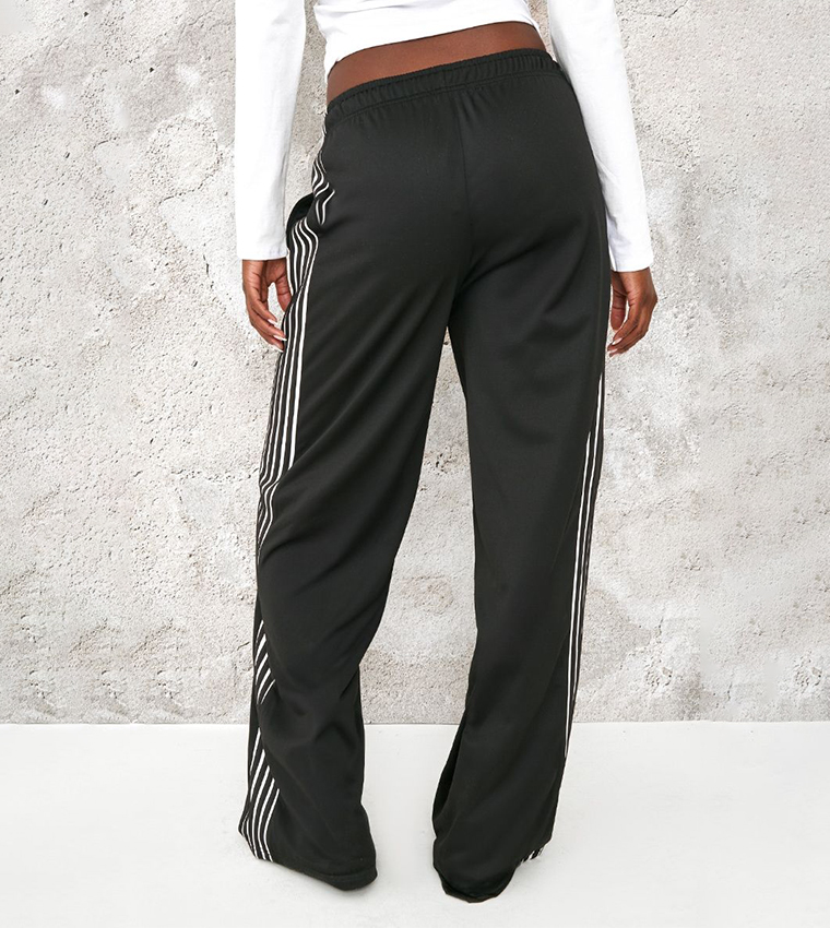 Tall Tricot Side Striped Wide Leg Sweatpants