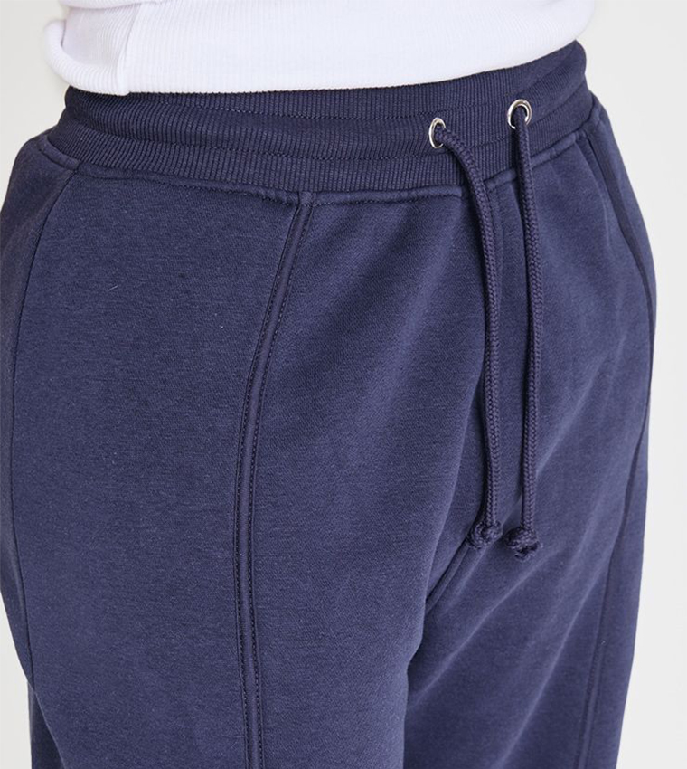 Shape Binded High Waist Wide Leg Sweatpants
