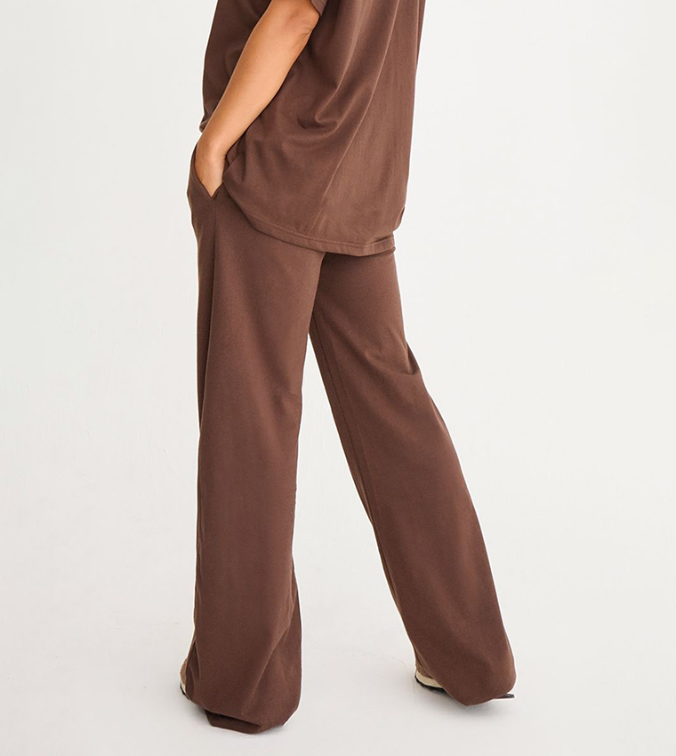 Drawstring Waist Low Rise Pants
