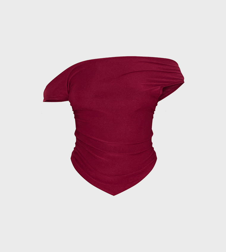 Soft Touch Sleeveless Asymmetric Top