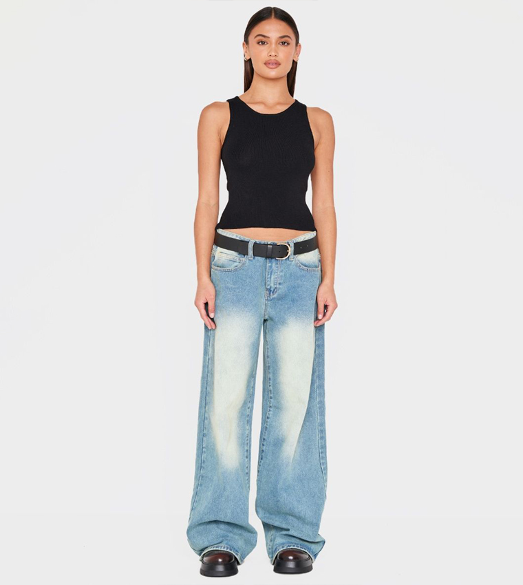 Fine Knit Sleeveless Crop Top