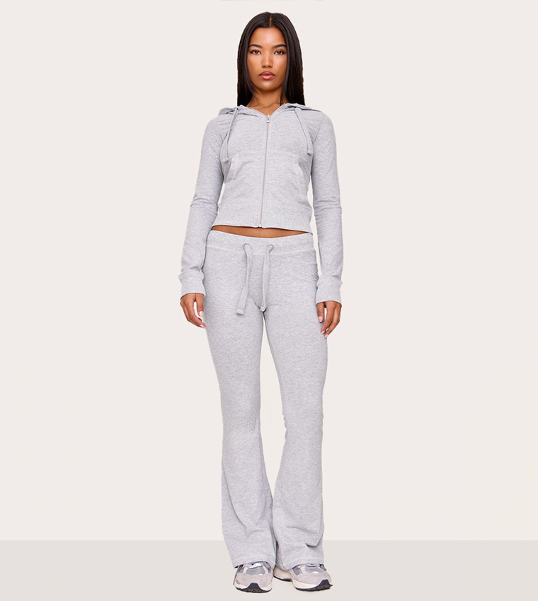 Low Rise Skinny Fit Flared Trousers