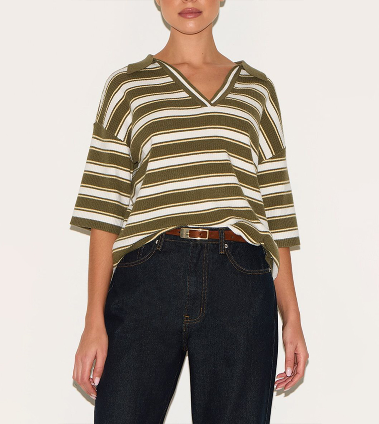 Washed High Waist Straight Fit Jeans