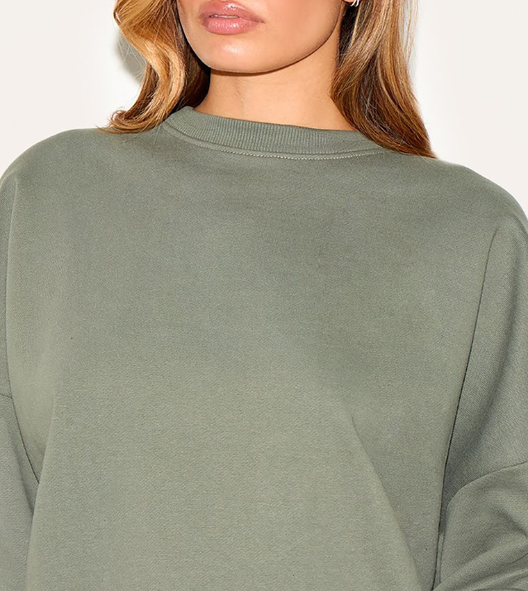 Solid Premium Boxy Sweatshirt