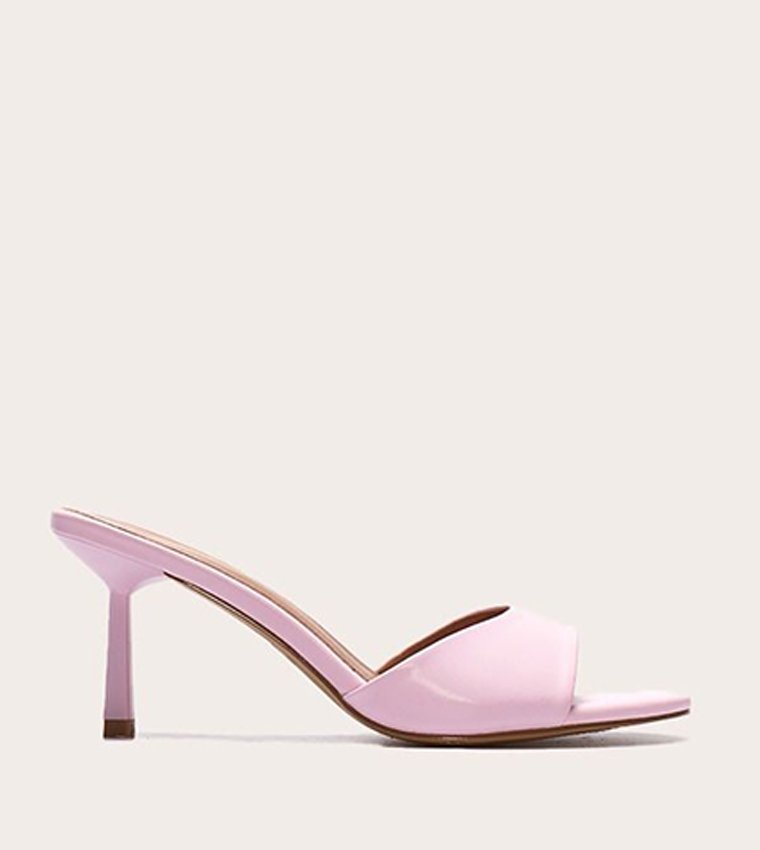 Wide Fit Mid Stiletto Heel Sandals