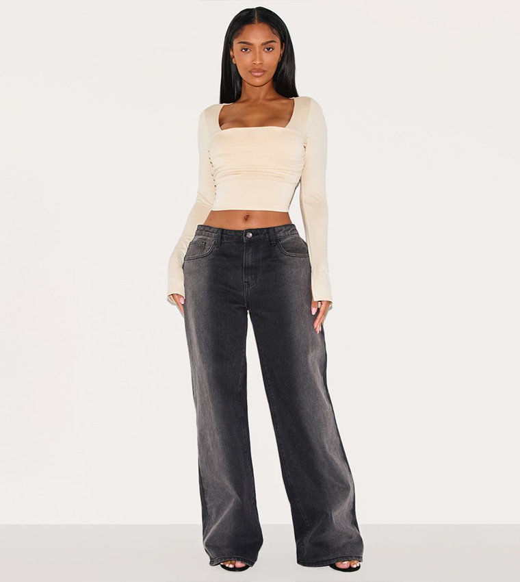 Shape Super Soft Long Sleeves Crop Top