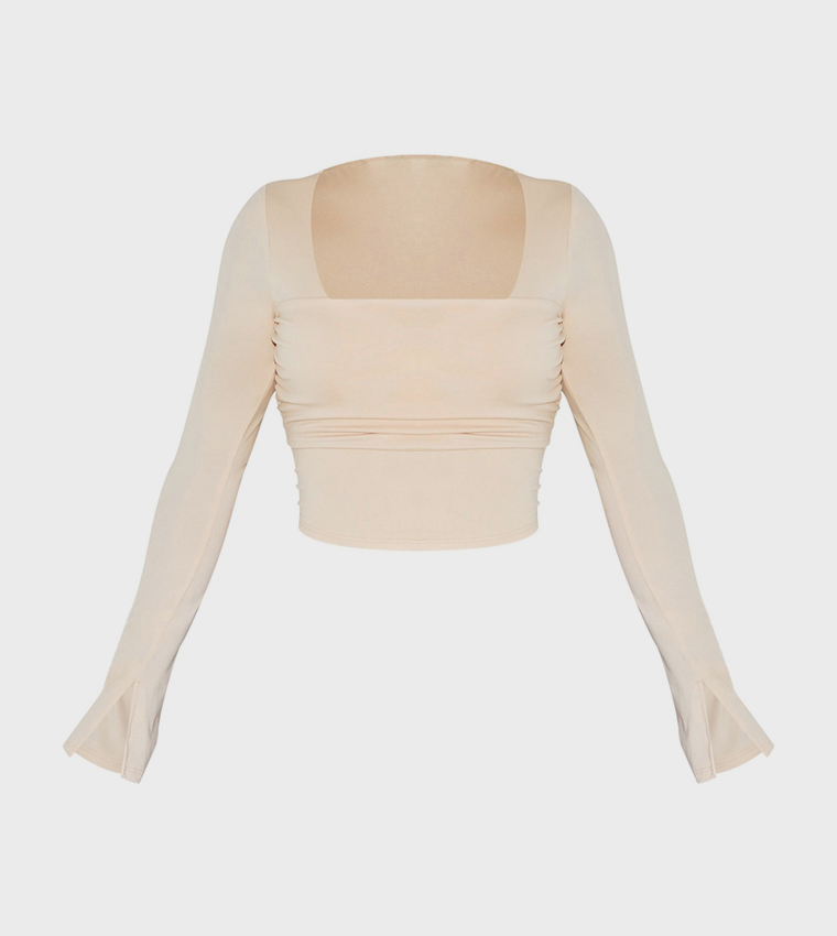 Shape Super Soft Long Sleeves Crop Top