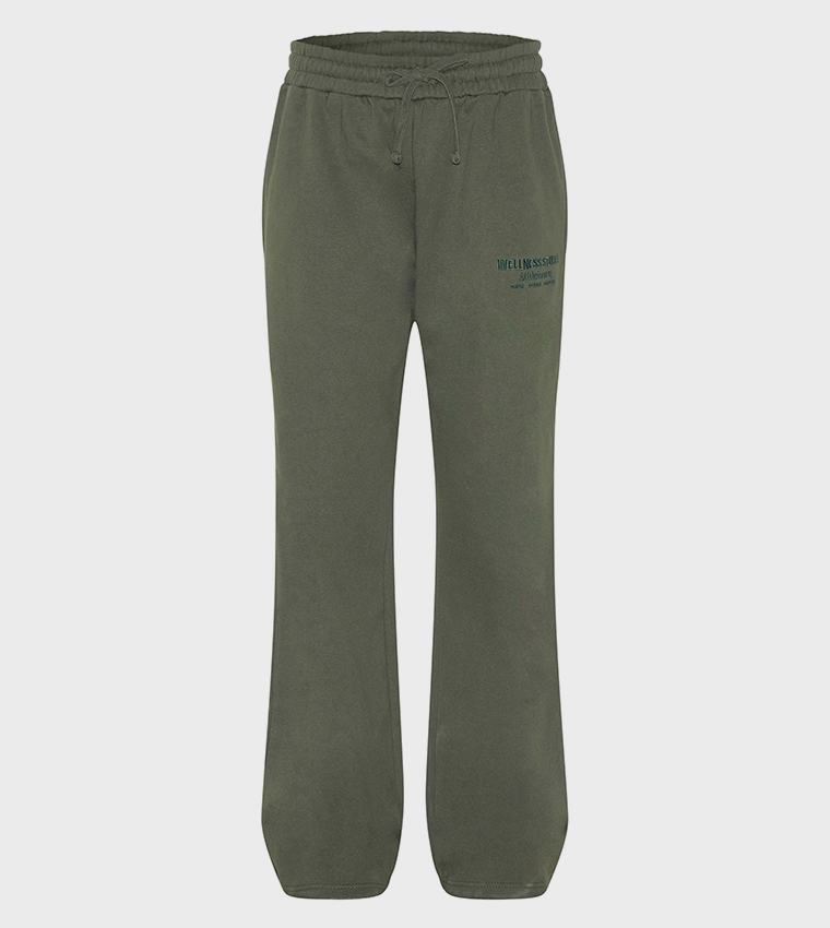 Premium Embroidery Detail Sweatpants