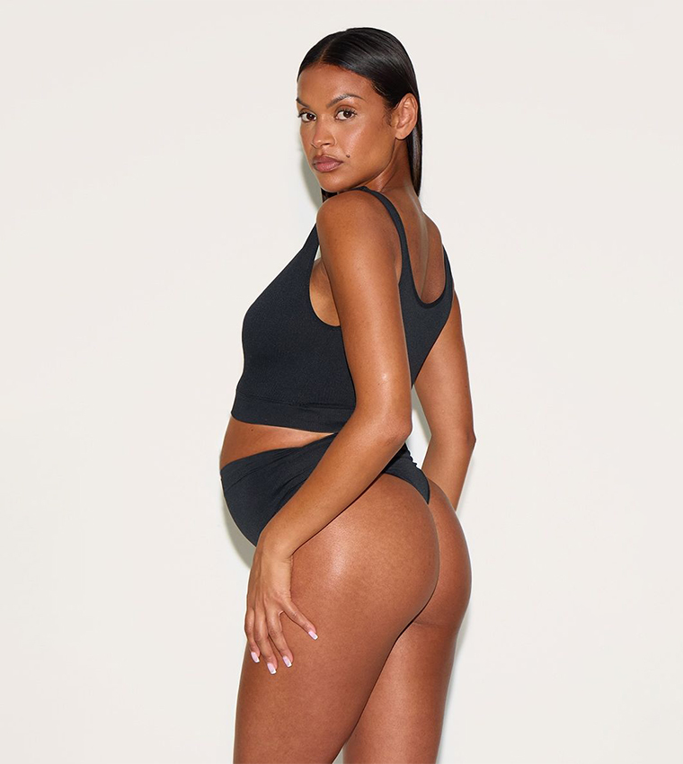 Pack of 3 Seamless Thong Style Maternity Briefs