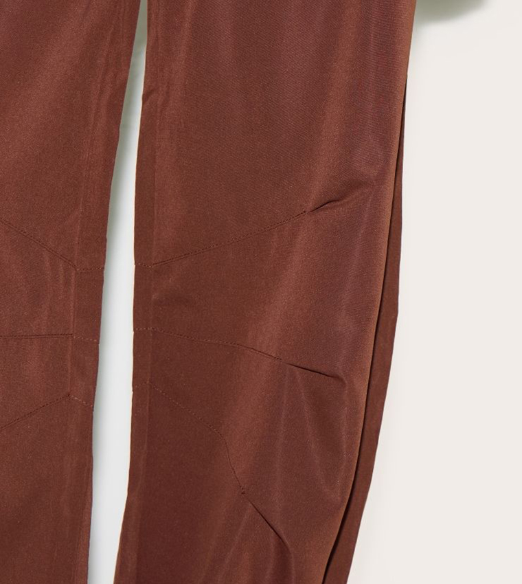 High Waist Cocoon Leg Trousers