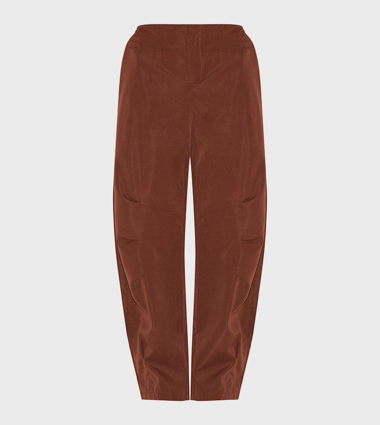 High Waist Cocoon Leg Trousers