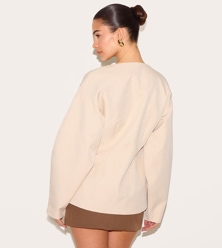 بليزر بخصر مزموم 