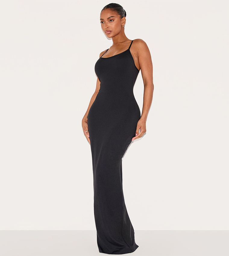 Shape Built In Shapewear Sculpt Strappy Maxi Dress