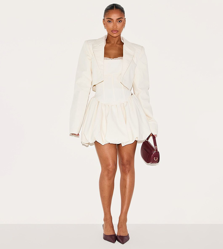 Shape Long Sleeves Crop Blazer