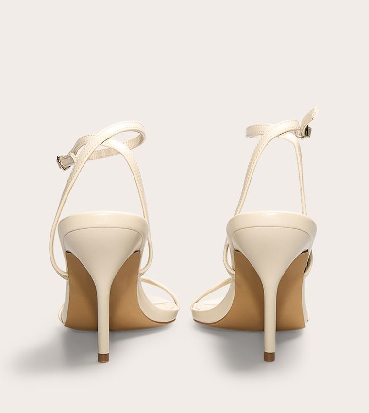 Pointed Toe Stiletto Heeled Sandals