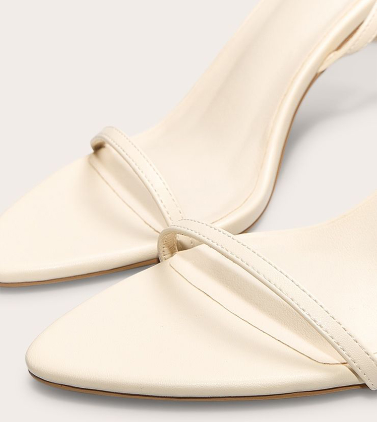 Pointed Toe Stiletto Heeled Sandals