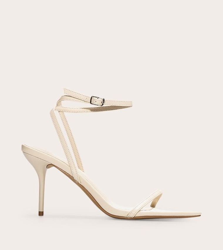 Pointed Toe Stiletto Heeled Sandals
