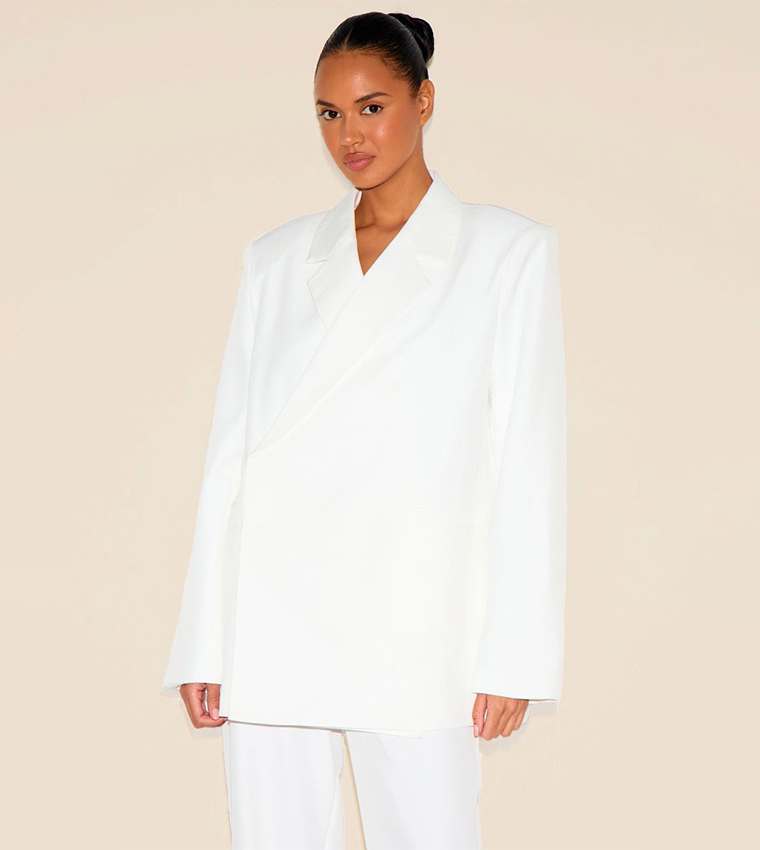 Solid Long Sleeves Blazer