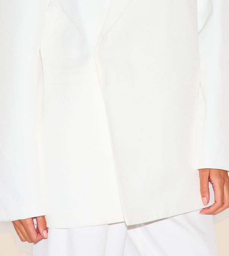 Solid Long Sleeves Blazer